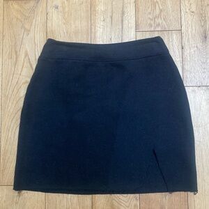 New garage sweat shirt black mini skirt xs